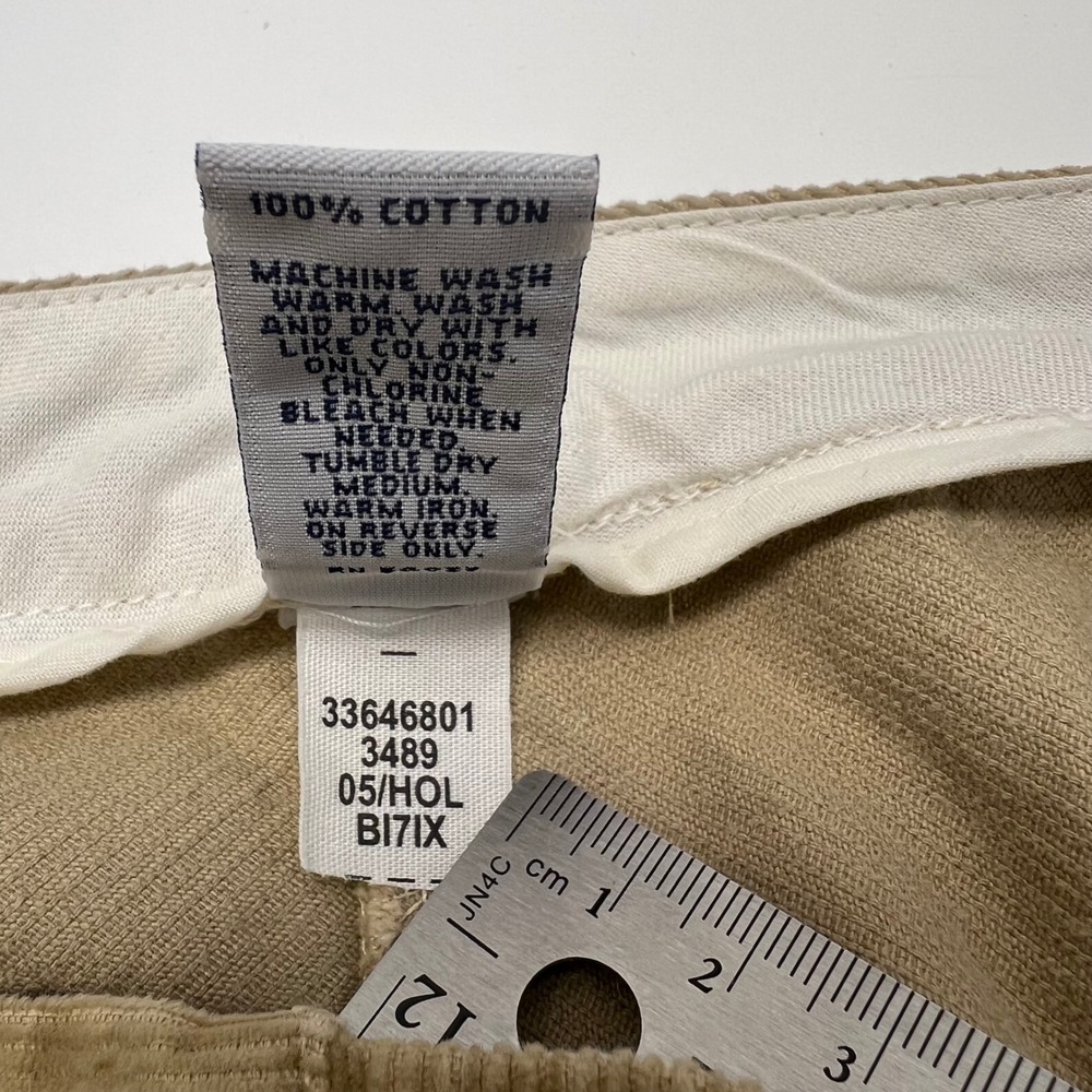 VTG Y2K GAP Diagonal Corduroy A-Line Skirt Sz 6 High Waisted Pockets - Picture 4 of 9